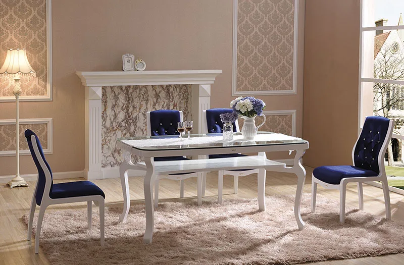 Modern Wooden Flannel dinning room chair High quality flannel Practical furniture high quality back-rest living room chairs