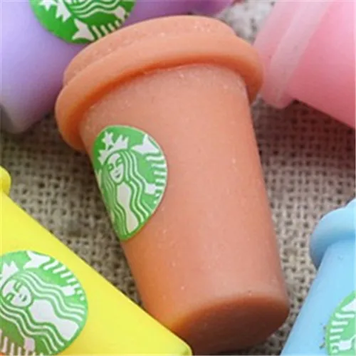 10 шт. 3D Круглый Кофе Frappuccino чашка Кабошон из смолы с плоской задней стороной имитация питания художественные поставки украшения Шарм Ремесло - Цвет: brown 10pcs