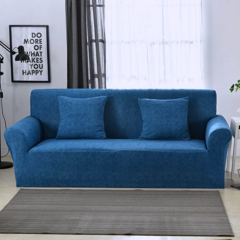 

Stretch Elastic Fabric Cover Sectional Corner Couch Covers Tight Sofa Anti-ash Home Decor Resistant Sofa Cover for Living Room