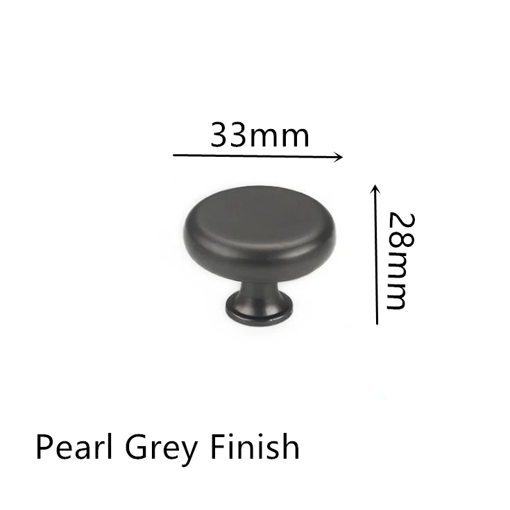 33mm PG LCH в скандинавском простом стиле, жемчужно-серая Золотая отделка, цинковый сплав, ручка для шкафа, ручка для ящика, черный выдвижной ящик, современный европейский стиль - Цвет: 33mm PG