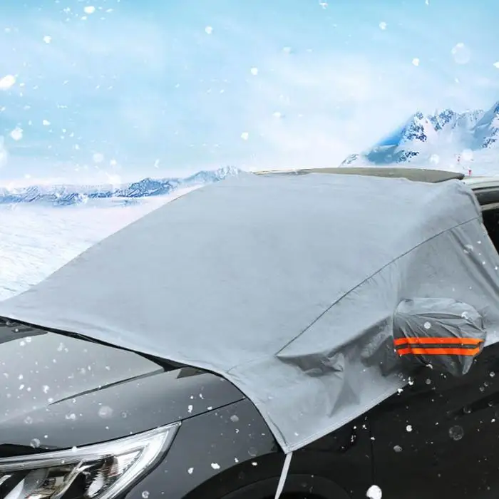 Крышка автомобиля предотвращает тепло холодный дождь снег мороз защита крыши Половина Покрытие XR657