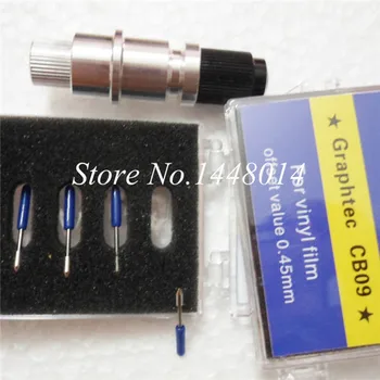 

Best price Icontec CB09U / CE6000-60 cutter plotter vinyl cutting knife holder blades ( 5pcs blades + 1pc holder)