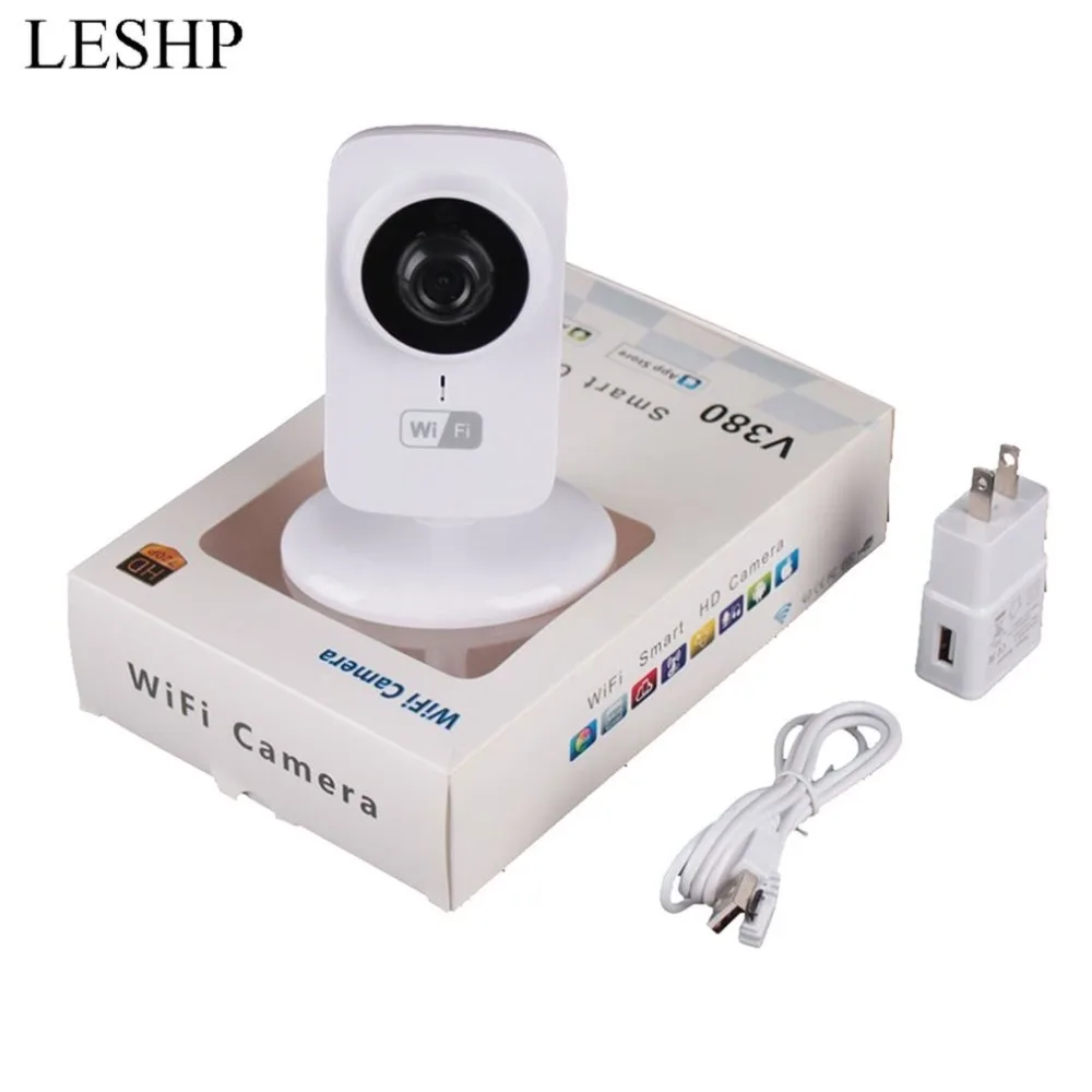 

LESHP V380-S1 Mini IP WIFI Camera Home Safety Two-way Audio Support TF Card CCTV Security Camera Surveillance Monitor