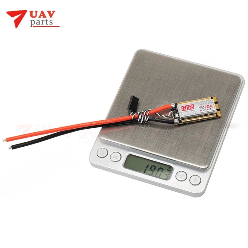 4 шт./лот DYS Aria BLHeli_32bit 70A бесщеточный ESC 3 6S Dshot1200 готовый Датчик тока для FPV гоночного