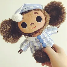 cute monkey plush toy cheburashka soft doll Russia Anime toy baby kids sleep appease doll