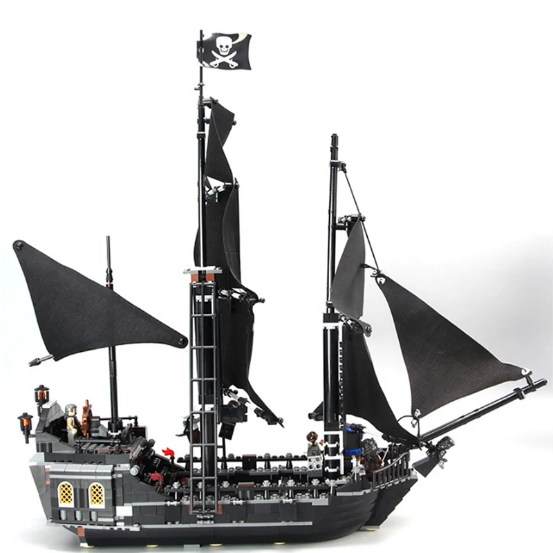 Qunlong Pirates Of The Caribbean Black Pearl Ship Building Blocks DIY Educational Toys For Kids Gifts Compatible Legoings Qunlong Pirates Of The Caribbean Black Pearl Ship Building Blocks DIY Educational Toys For Kids Gifts Compatible Legoings