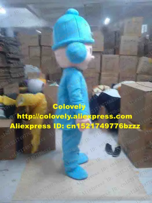 Милое голубое платье Маленький мальчик маскарадный MASCOT-костюм детские Spadger парень с маленькими желтыми миньонами галстук-бабочка синий костюм для взрослых № 2342