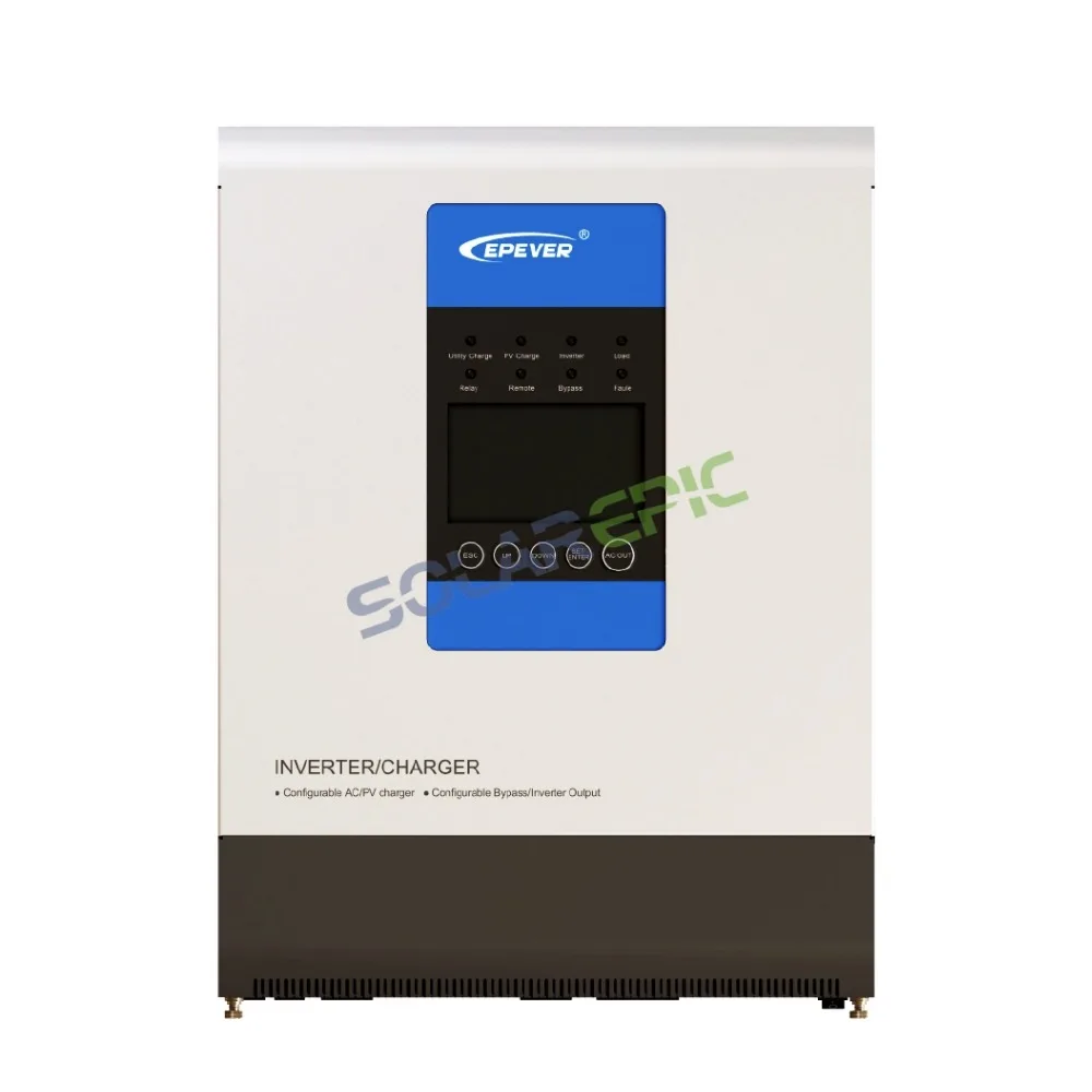 1000W Upower Inverter/Caricatore Di Controllo Mppt Onda Sinusoidale Pura Inverter Dc12V O 24V A Ac220V/230 V Dc-Ac Inverter Regolatore Di Mppt