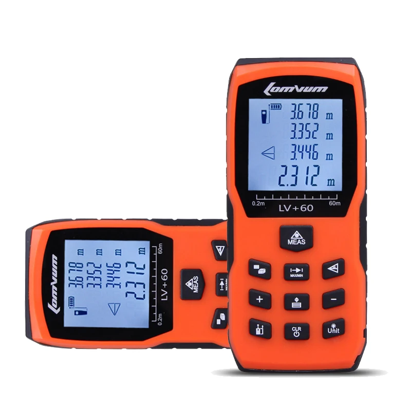 LOMVUM Laser Rangefinders Orange Distance Measurer Meter Handheld Digital Laser Distance Meter Electronic Bubbles LOMVUM Laser Rangefinders Orange Distance Measurer Meter Handheld Digital Laser Distance Meter Electronic Bubbles