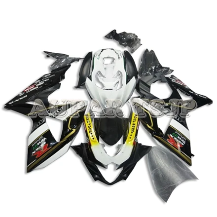 As Picture Shown Черный, белый цвет Обтекатели для Suzuki GSXR1000 09, 10, 11, 12, 13, 14, 15, 16 лет тела Наборы автофургон корпусов рамы кузова ABS Пластик впрыска топлива - Цвет: As Picture Shown