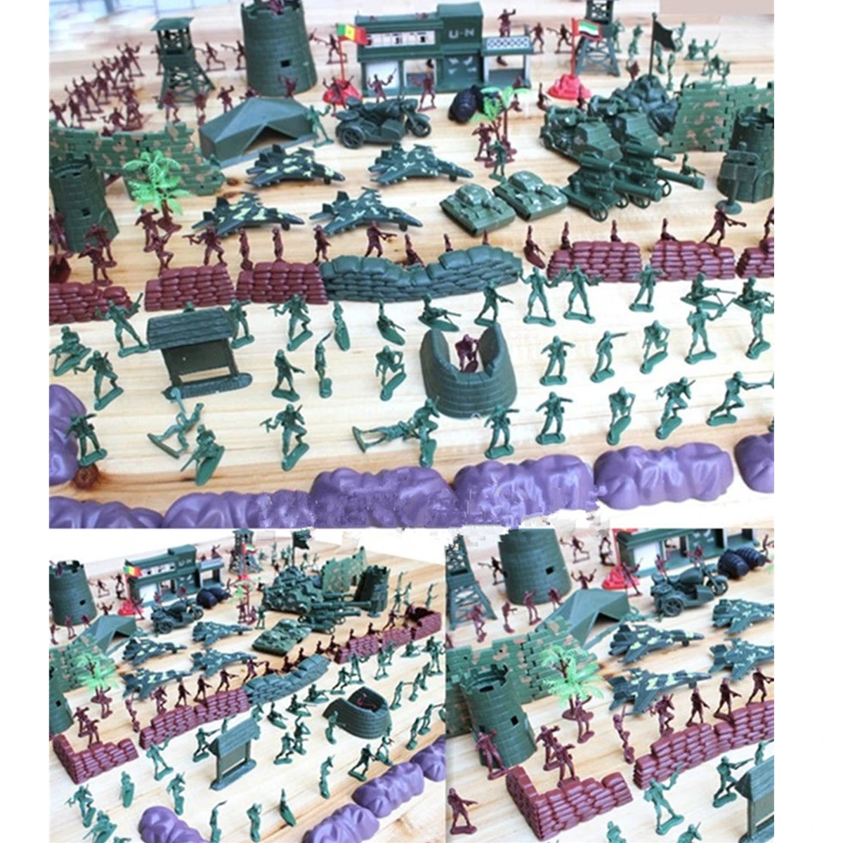 500 шт./компл. военные Playset Пластик игрушка солдаты армии Для мужчин 4 см цифры аксессуары модель устанавливает игрушки для Для детей