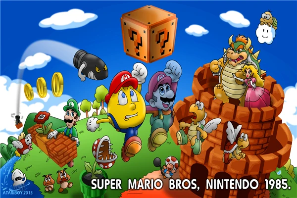 Personalizado Cartaz Da Arte Da Lona Super Mario Super Mario Mario