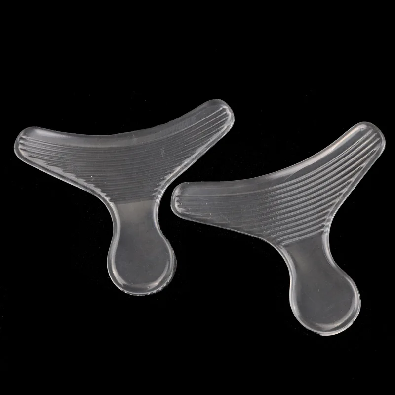 Self-Adhesive Silicone Gel Heel Cushion Rearfoot Invisible Silica Gel Stickers Foot Care Shoe Pads Shoe Insoles For Shoes HG-003