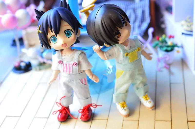 

New [1/12 Doll Combined Bib ] OB11 Bib 1/12 Doll Combined Pant obitsu11 Clothes (Fit Ob11,obitsu11,BJD12,cu-poche)