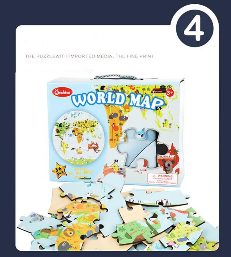 Onshine обучения Игрушечные лошадки деревянные головоломки мира Географические карты дерево планета Лобзики детские игрушки для детей детские подарки на день рождения