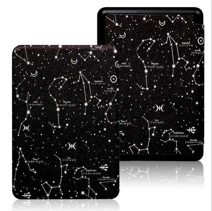 Gligle кожаный чехол для Amazon kindle paperwhite 4 Чехол для электронной книги оболочка+ пленка для экрана+ стилус - Цвет: 7