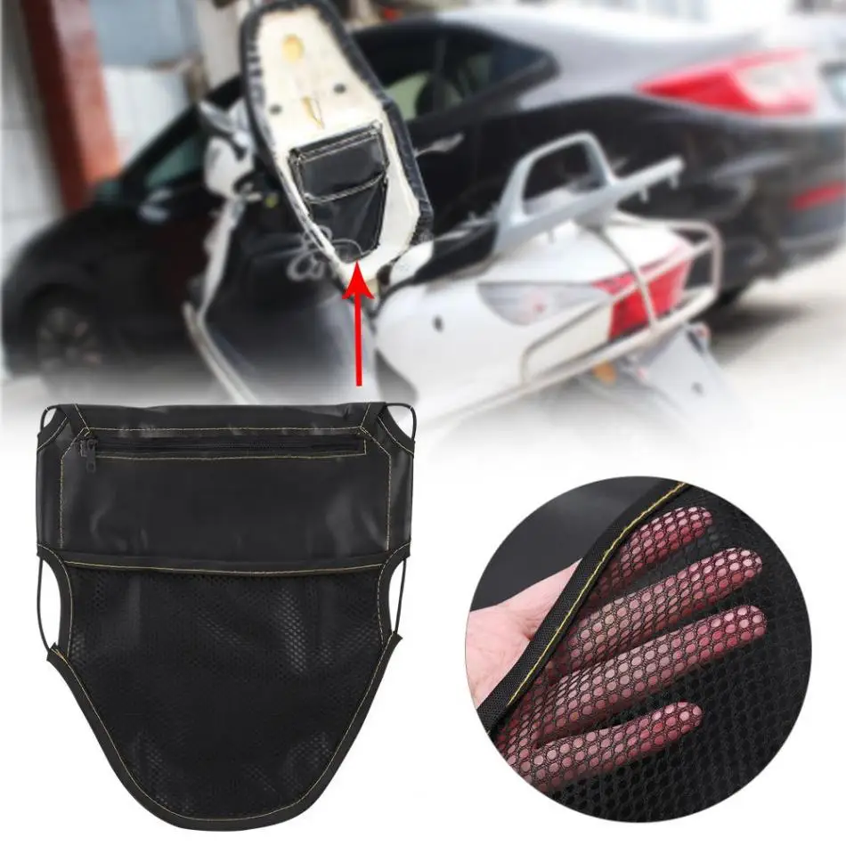 Buy PU Leather Motorcycle Scooter Under Seat Storage
