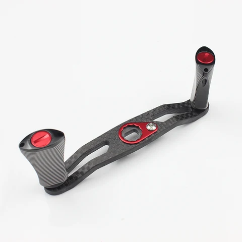 Gota de Água Lidar com Quatro Rolamentos de Fibra Carretel de Pesca Alça para Arremesso Kawa Carretel Carbono Comprimento Rocker 105mm