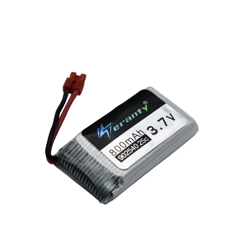 3 7 V 800mAh 25c Lipo батарея 902540 для Syma X5 X5C X5S X5SC X5SW TK M68 CX 30 K60 905 V931 RC Квадрокоптер Дрон
