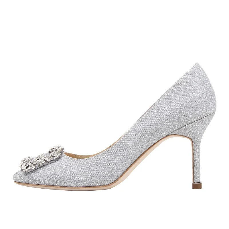 Ladies Wedding Bride Shoes Super High Heels Pointe Pumps Sequin Shoes Women Genuine Leather Fashion Elegant Party Office Shoes Women's Shoes