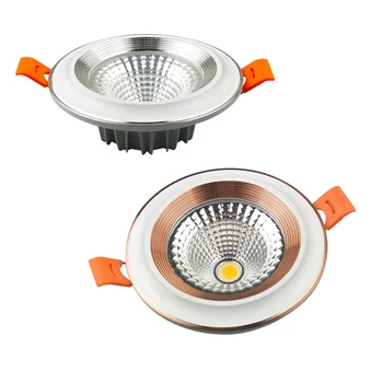 

Led Panel Downlight Recessed Down Light 3W 5W 7W Round COB Spot Lamp Bedroom Kitchen Indoor 220V 110V