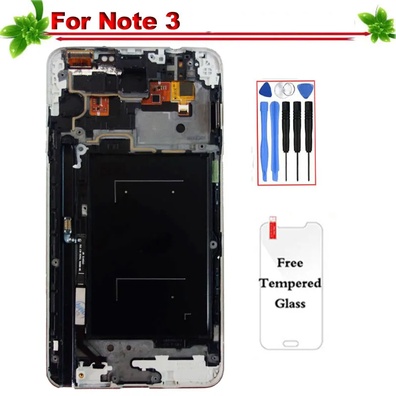 

5.7" Oled for Samsung Galaxy Note 3 N9005 LCD Display Touch Screen Digitizer Assembly With Frame for Galaxy Note 3 N9005 display