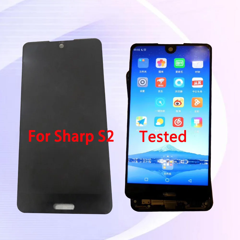 RYKKZ For Sharp Aquos S2 LCD Display + Touch Screen Panel Replacement