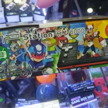 2,8 дюймовый ЖК-дисплей Портативный PmP 6000 портативный игровой плеер встроенный 500 игр 2 шт. карта ручной Видео игровой консоли черный