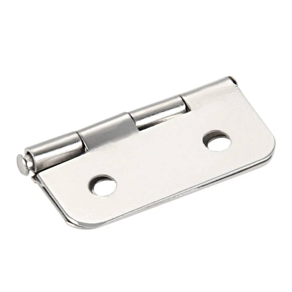 Uxcell Newest 40Pcs Stainless Steel 31x15x3.4mm Hinge Silver DIY Home,Door Cabinet Hinges Fittings Brushed Chrome Plain w Screws
