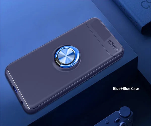 blue Для huawei Honor Play COR-L29 Азиатско-Тихоокеанском регионе COR-AL10 COR-AL00 Крышка для huawei Honor Play Адсорбирующихся автомобиля с подставкой Чехол для телефона - Цвет: blue