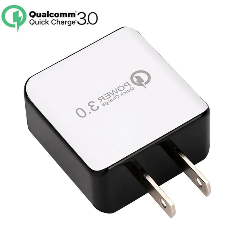 18 Вт Быстрая зарядка 3,0 USB зарядное устройство QC3.0 настенное зарядное устройство для мобильного телефона для iPhone X Xiaomi Mi 9 huawei Tablet iPad EU QC Быстрая зарядка - Тип штекера: US White
