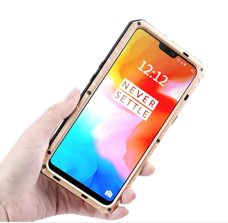 Оригинальный IMATCH Ежедневный Водонепроницаемый чехол для OnePlus 6 Роскошный