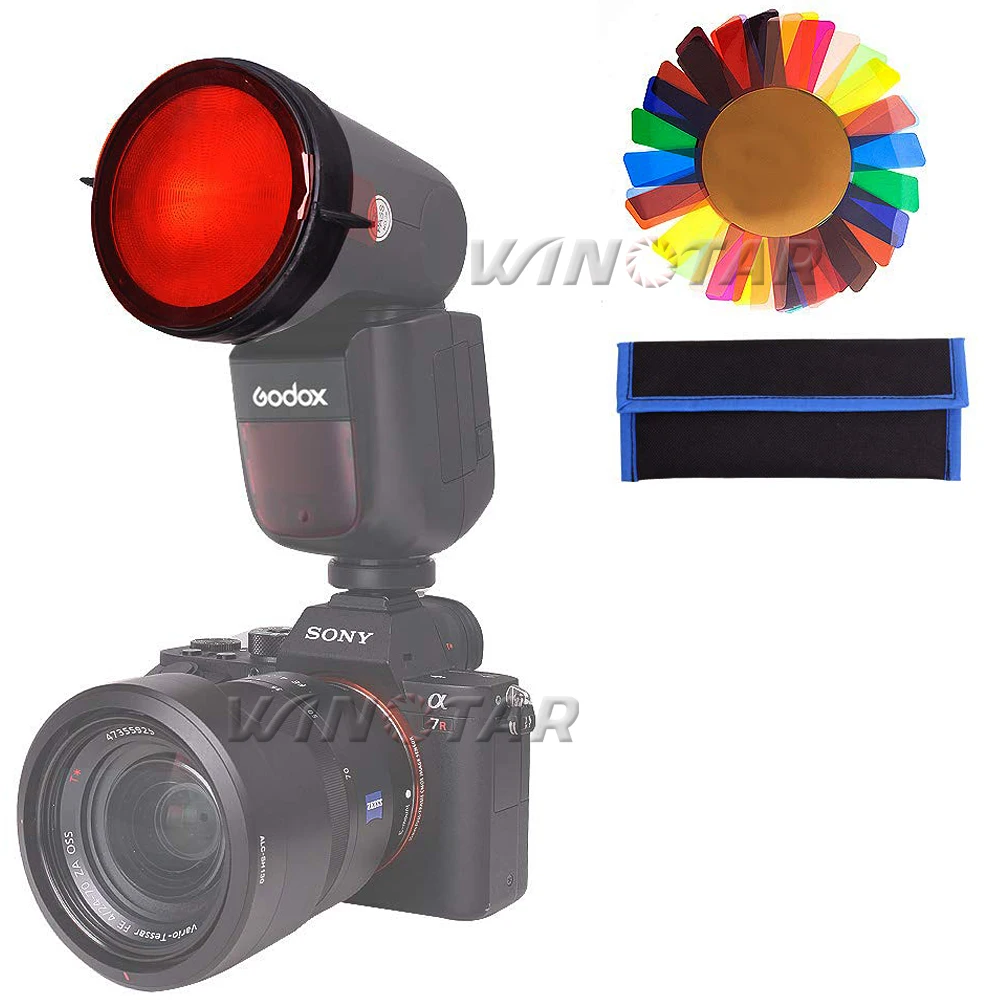 Godox V1 вспышка Speedlight для SONY Canon Nikon Fujifilm Olympus Panasonic вспышка камеры фонарик ttl Speedlite литий-ионная батарея