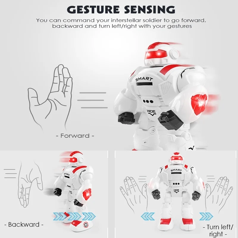 Управление жесты танцы роботизированное дистанционное управление Радиоуправляемый игрушечный робот Рождественский подарок для детей l