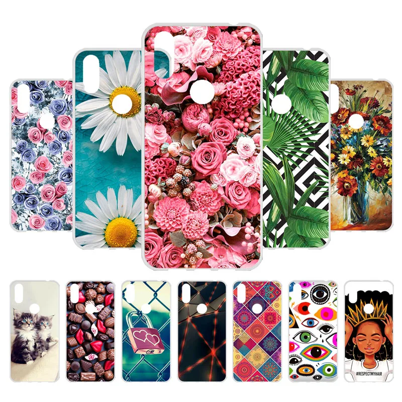 جراب هاتف ل Doogee Y8 حالة الهاتف الذكي TPU رسمت الغطاء الخلفي ل كوكه Doogee Y8 X60L X53 X70 حالة سيليكون الوفير لينة أكياس