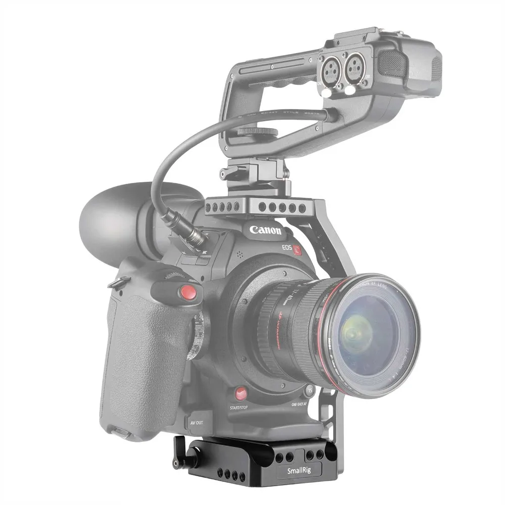 Опорная пластина камеры SmallRig для Canon EOS C100/ C100 Mark II/ C300 II/для Sony FS7 опорная с 15 мм