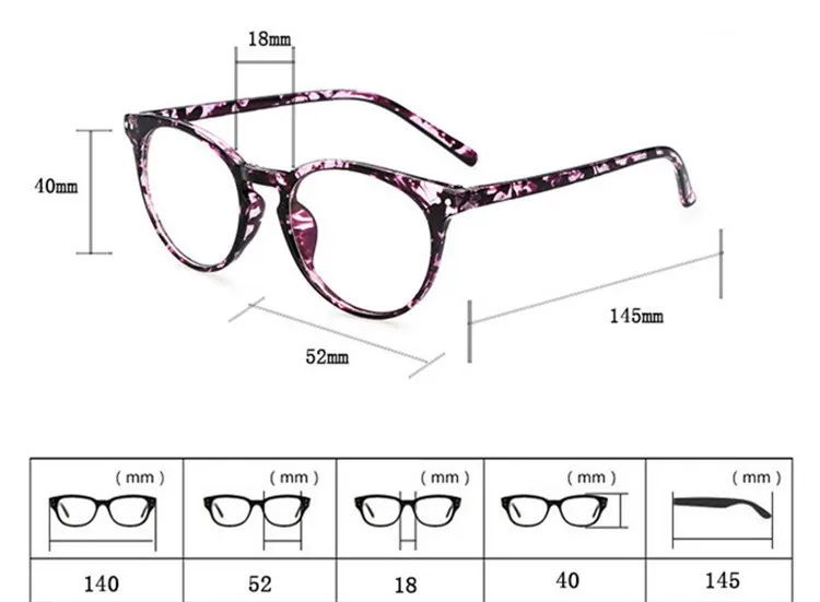 2016 Brand Design Fashion Women eyeglasses Computer Vintage Eye Glasses spectacle Frame For Women Optical Frame Oculos De Grau (12)
