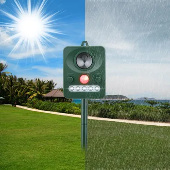 

RC-512 Solar Power Ultrasonic Gopher Mole Snake Mouse Pest Reject Repeller Control For Garden Yard