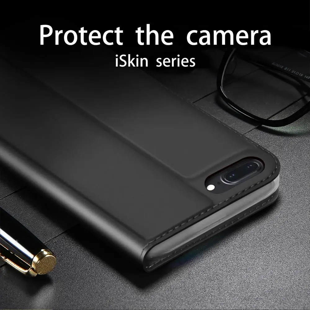 Роскошный кожаный флип чехол для iPhone 7 Plus Capinhas Ультратонкий Тонкий ТПУ силиконовый чехол для iPhone 8 Plus Чехол для мобильного телефона