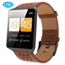 LYKL шагомер CK19 умные часы IP67 водонепроницаемый монитор сердечного ритма портативное устройство Bluetooth умные часы для Android/IOS