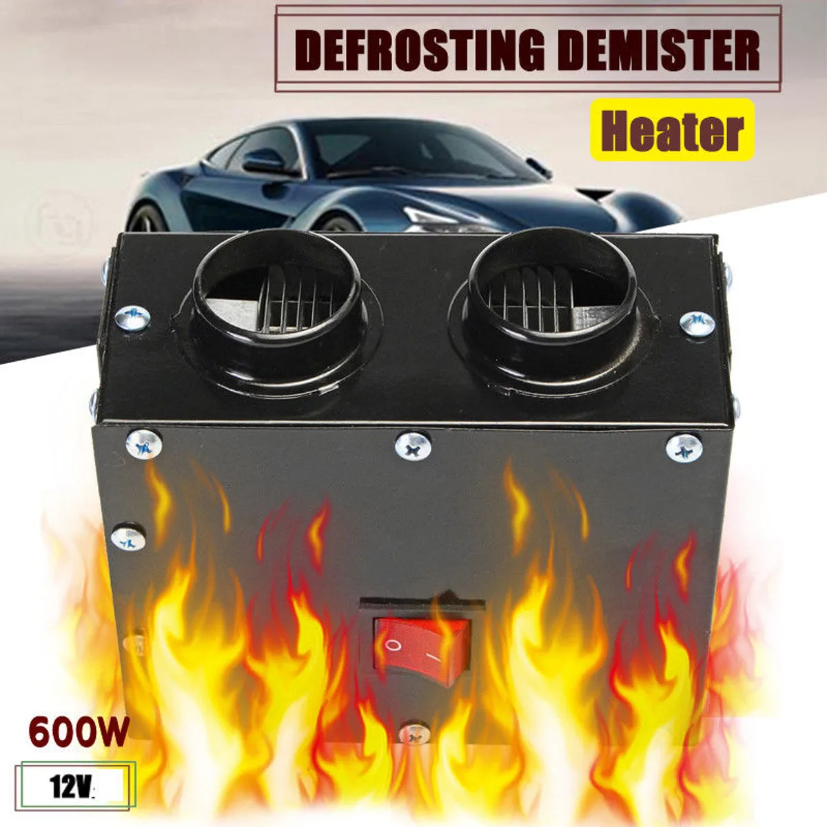 12V/24V 300W Car Fan Heater Heating Warmer Windscreen Defroster Demister Fan Auto Vehicle Truck Heater Defroster