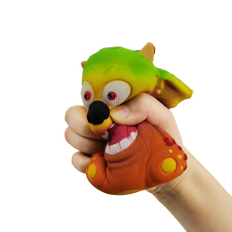 Забавный Squishy мультфильм милый монстр моделирование замедлить рост для выдавливания крема Ароматические стресса анти-стресс игрушка-давилка для детей