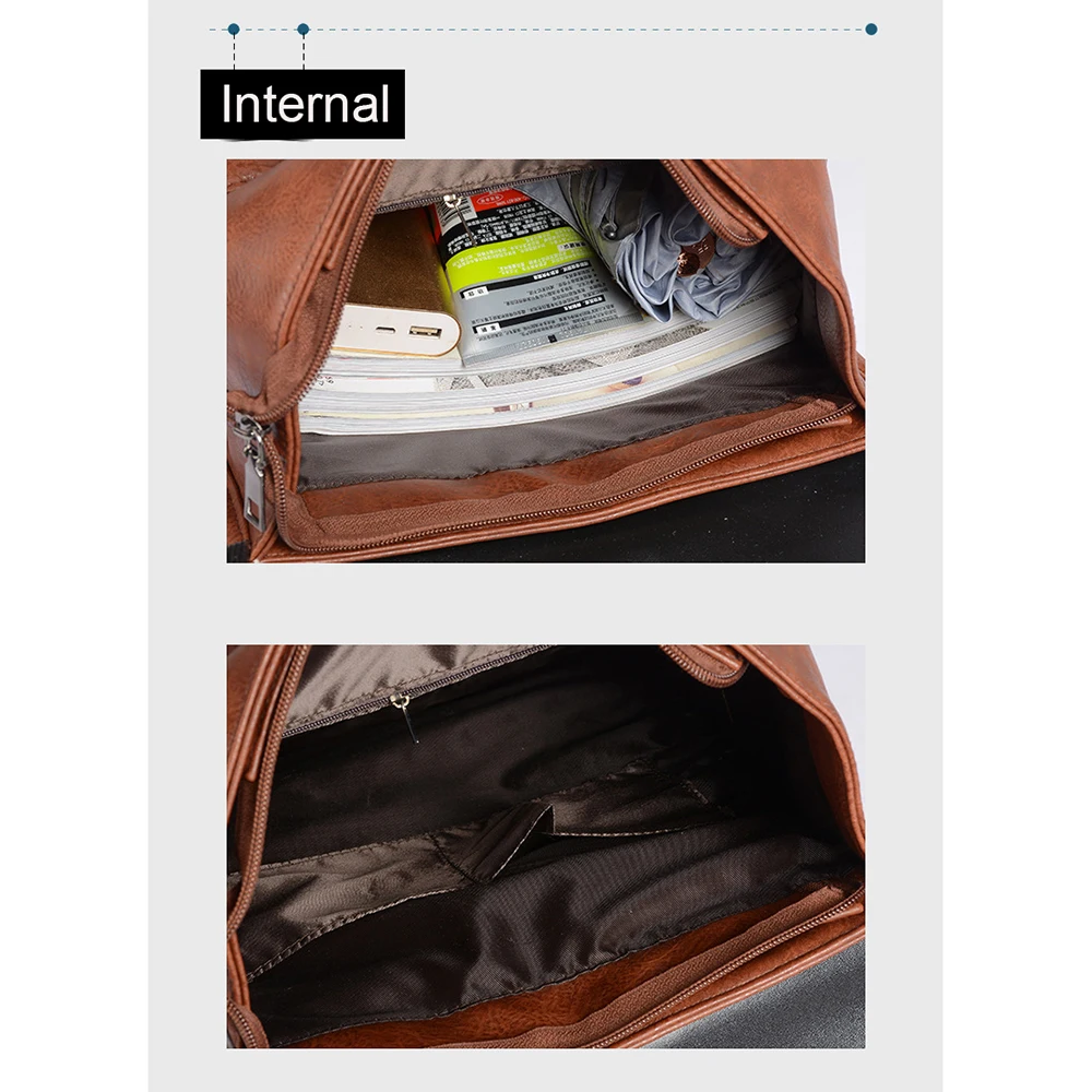 Fashion Women Backpack High Quality Youth Leather Backpacks for Teenage Girls Female School Shoulder Bag Bagpack mochila Fashion Women Backpack High Quality Youth Leather Backpacks for Teenage Girls Female School Shoulder Bag Bagpack mochila