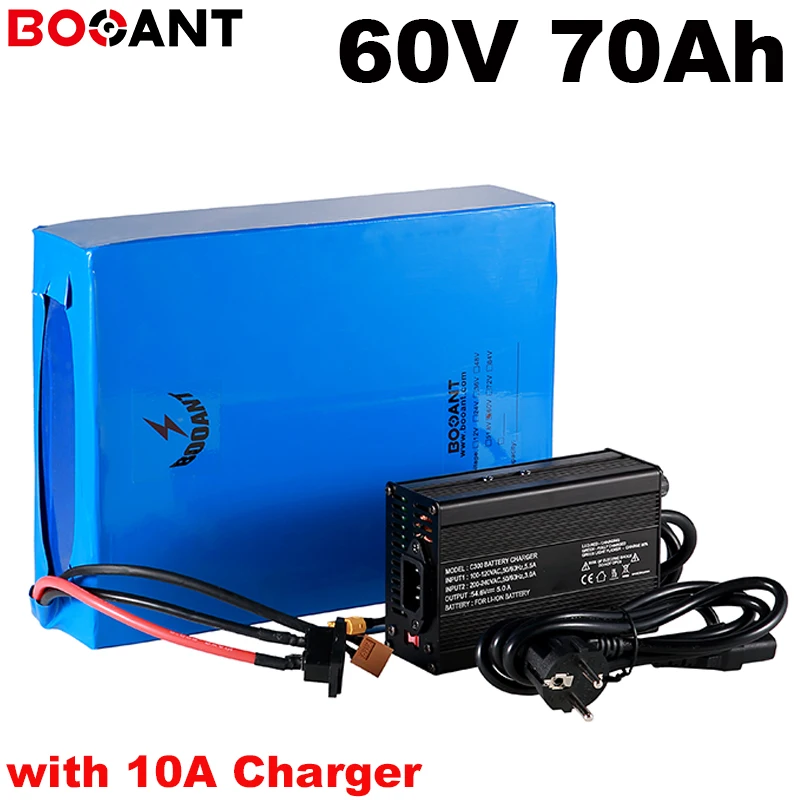 7000 W 5000 W 70Ah 60 V электрический велосипед литиевая батарея для samsung 35E 18650 cell 16 S 20 P 60 V ebike батарея с быстрым 10А зарядным устройством