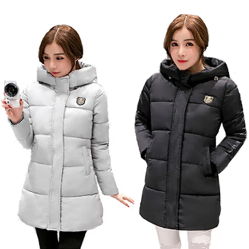 

2016 autumn winters long coat of cultivate one's morality show thin hooded thickening big yards down cotton coat