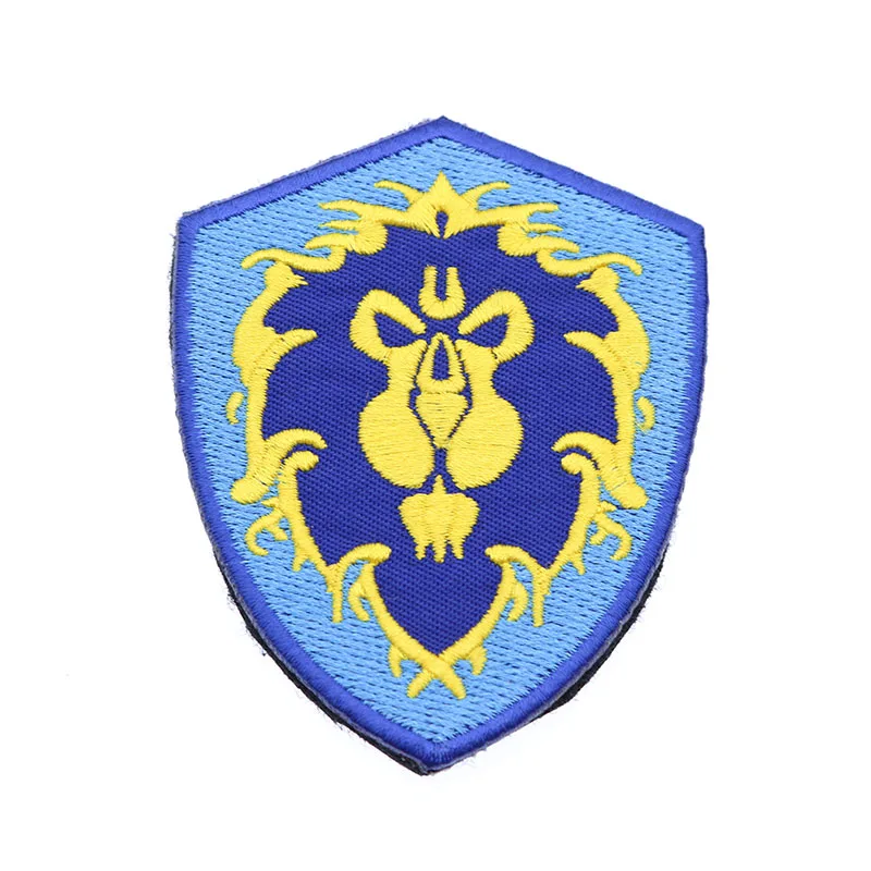 A World Of Warcraft Alliance/нарукавная нашивка с вышитыми войсками Орды 7*8,5 см, Tribal 6,5* 9c - Цвет: A