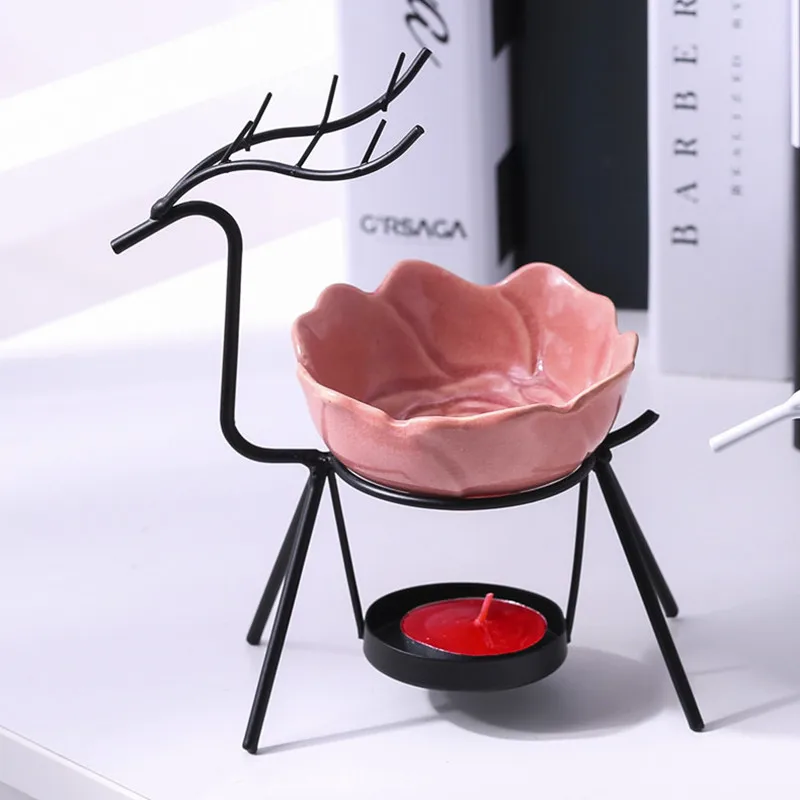 Simple Iron Aromatherapy Incense Burner Modern Minimalist Essential Oil Furnace Aroma Burnerin
