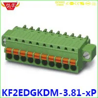 KF2EDGK 3,81 2P~ 12P PCB клеммные блоки 15EDGK 3,81 мм 2PIN~ 12PIN MC 1,5/2-ST-3, 81-1803578 Феникс контакт KEFA DEGSON