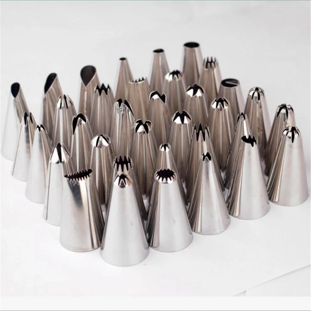 Cake Decorating Tips Set 48pcs 36pcs Good Quality Stainless Steel Icing Piping Nozzles Pastry Cake Baking Cupcake Nozzle Tools Cake Decorating Tips Set 48pcs 36pcs Good Quality Stainless Steel Icing Piping Nozzles Pastry Cake Baking Cupcake Nozzle Tools