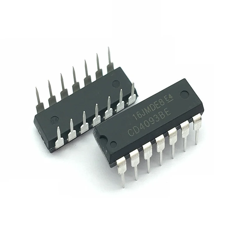 

10pcs CD4093 CD4093BE HCF4093BE DIP CD4093BD with non-flip-flop logic gate and inverter New Original